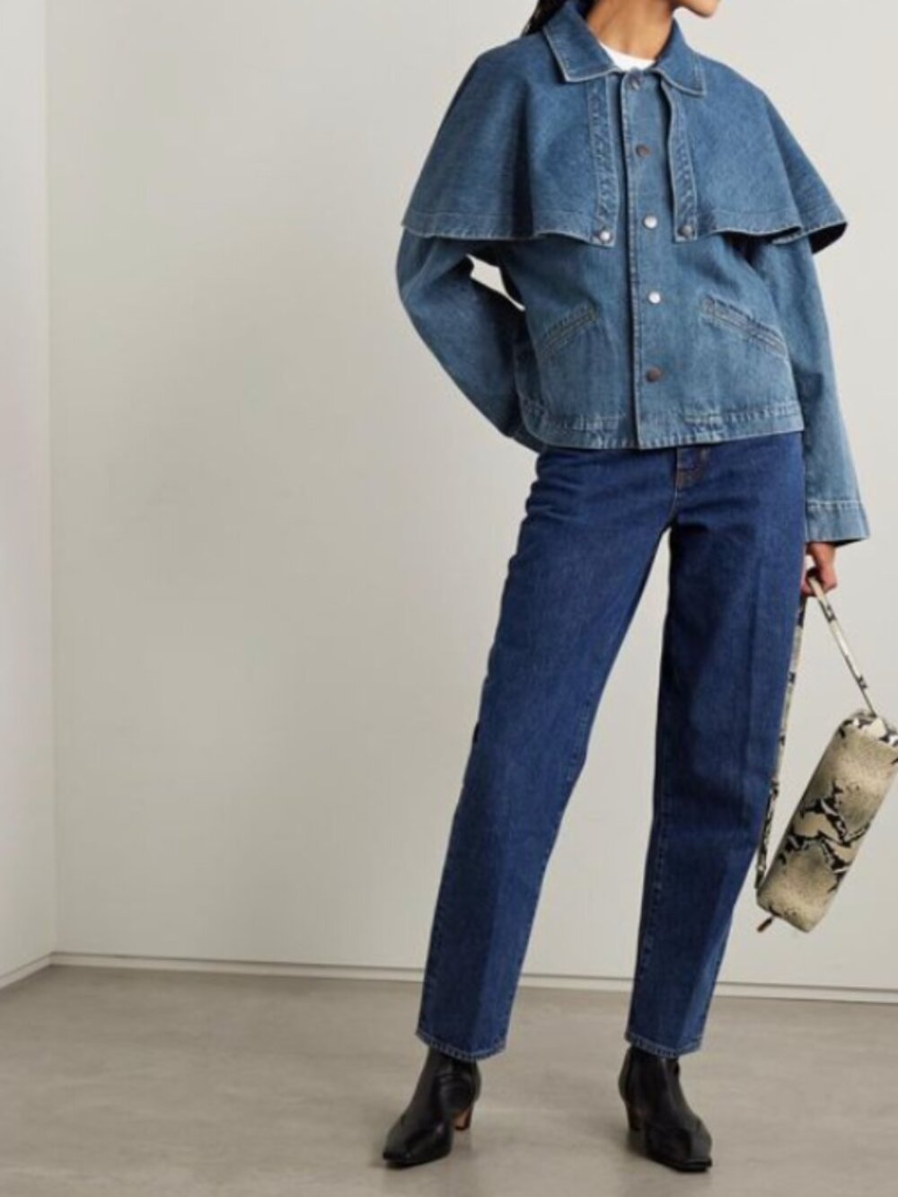 Frame Denim Jacket The Cape Size XS Oversized NWT $498